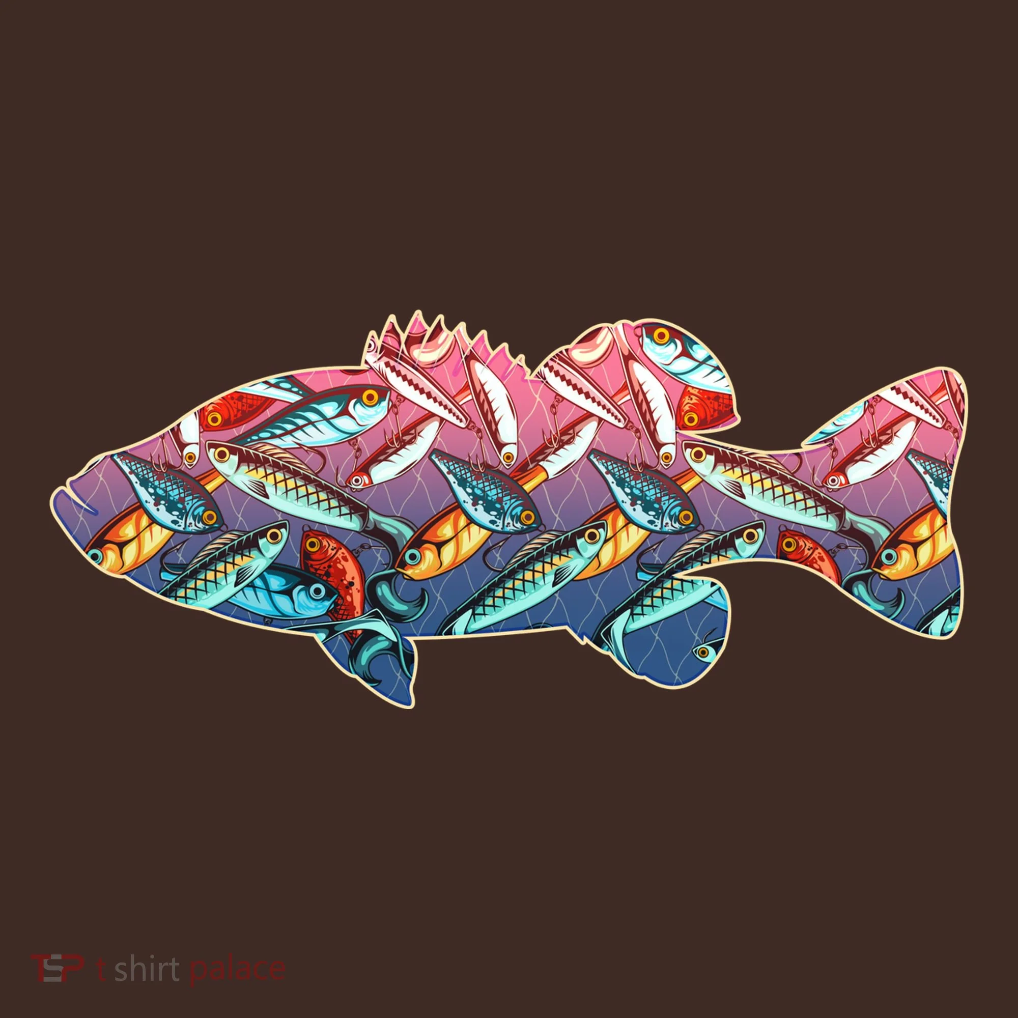 Go Base Fish Fishing Lures Pattern Kids Hoodie