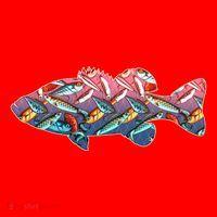 Go Base Fish Fishing Lures Pattern Santa Hat thumb 1