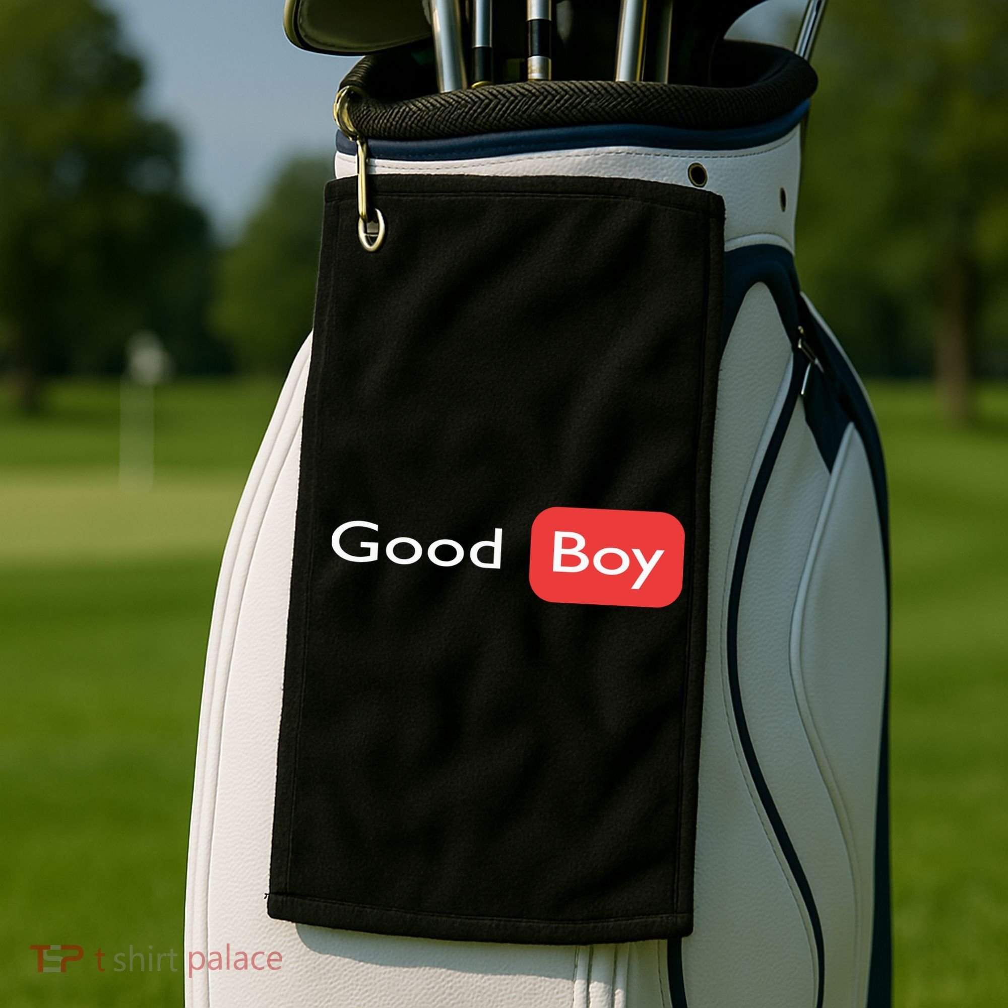Good Boy Funny Saying Sarcastic Novelty Humor Cute Cool Golf Towel