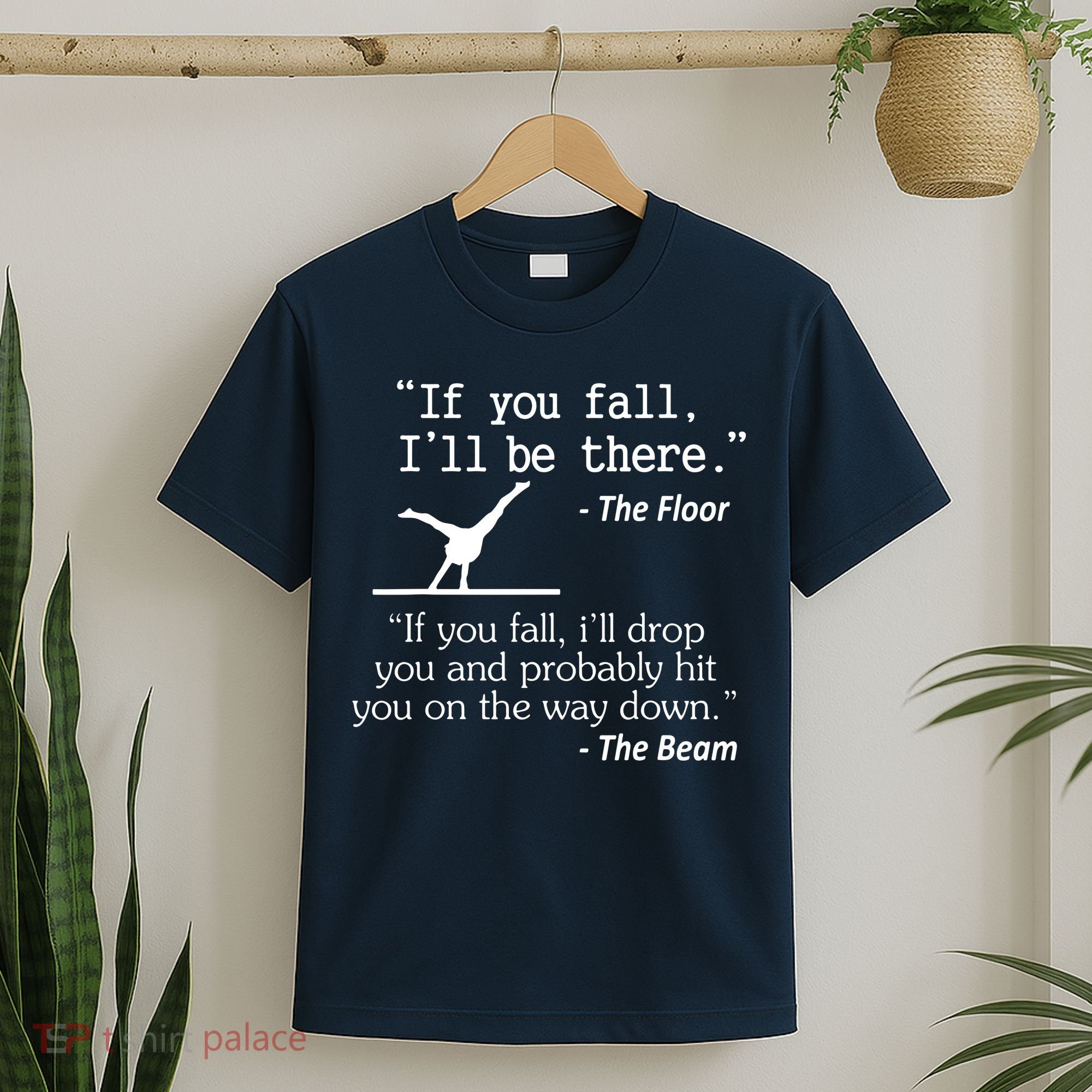 Girl Boy Funny Gymnastics Floor Sayings Gift T-Shirt