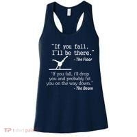 Girl Boy Funny Gymnastics Floor Sayings Gift Women's Tank Top thumb 0