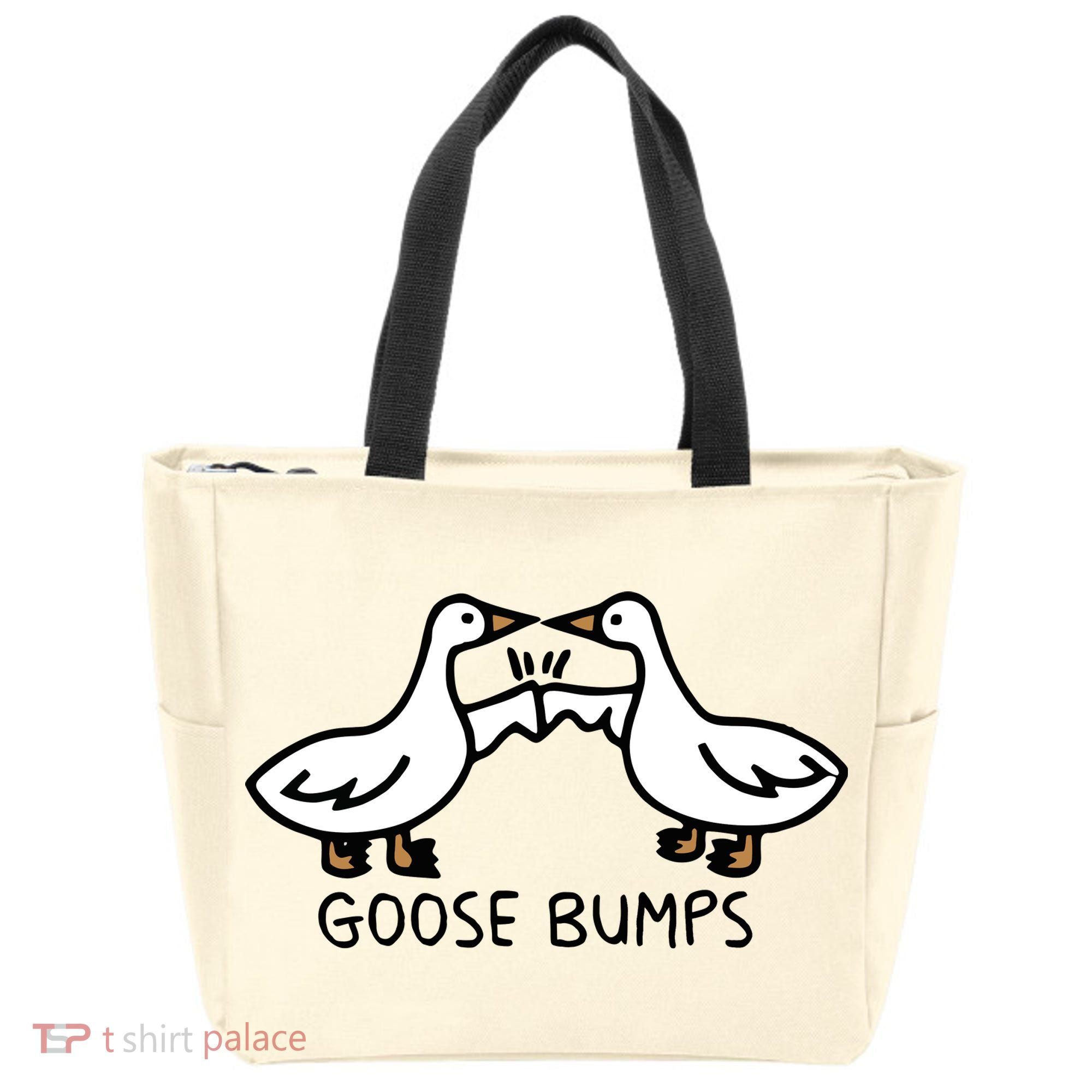 Goose Bump funny animal lover Tote Bag