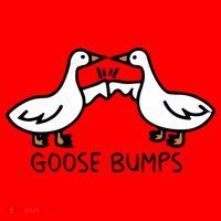Goose Bump funny animal lover Santa Hat thumb 1