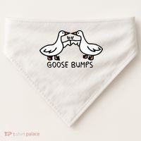 Goose Bump funny animal lover USA-Made Doggie Bandana thumb 0