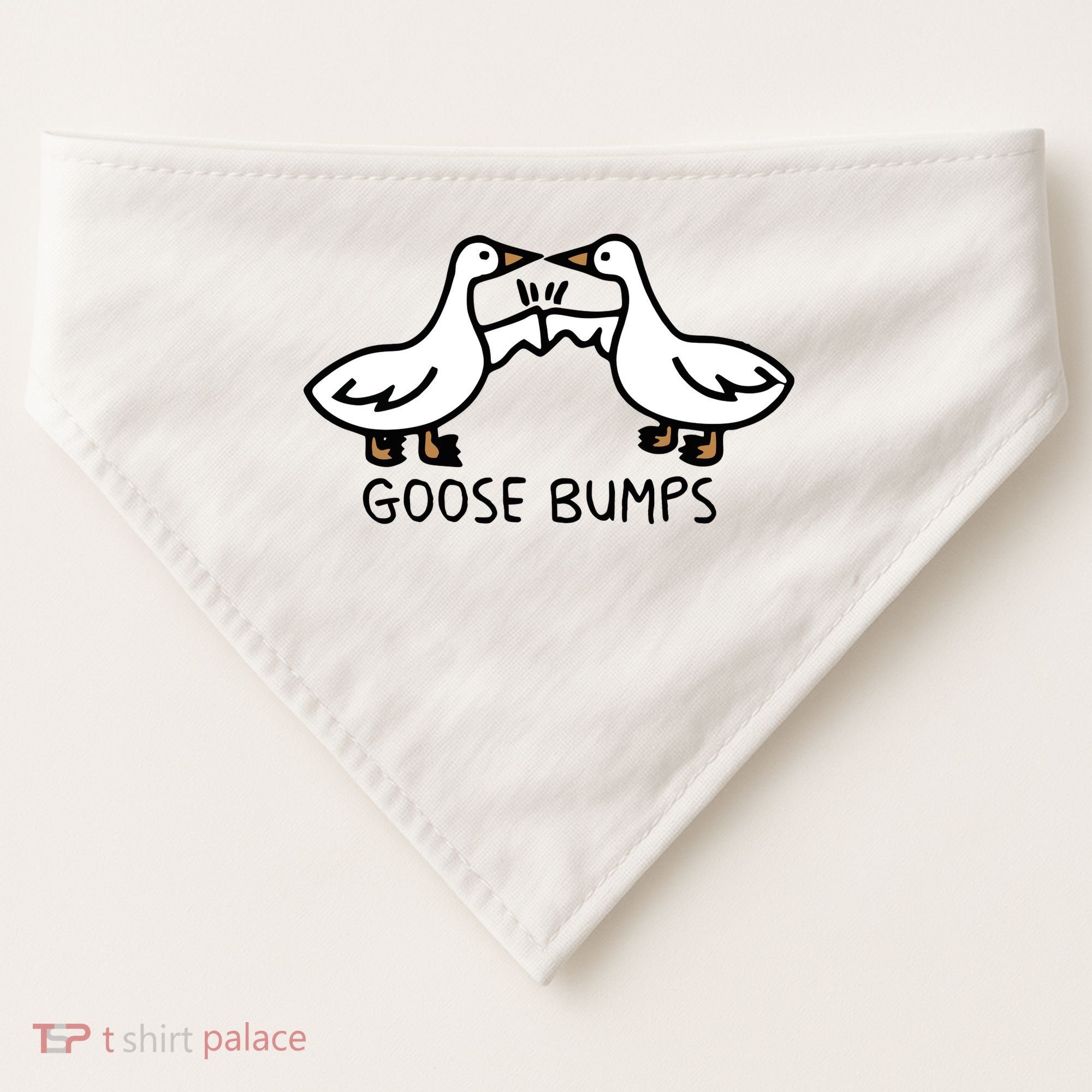 Goose Bump funny animal lover USA-Made Doggie Bandana