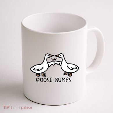 Goose Bump funny animal lover Coffee Mug back