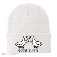 Goose Bump funny animal lover Beanie thumb 0