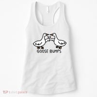 Goose Bump funny animal lover Women's Tank Top thumb 0