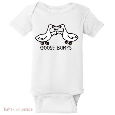 Goose Bump funny animal lover Baby Bodysuit