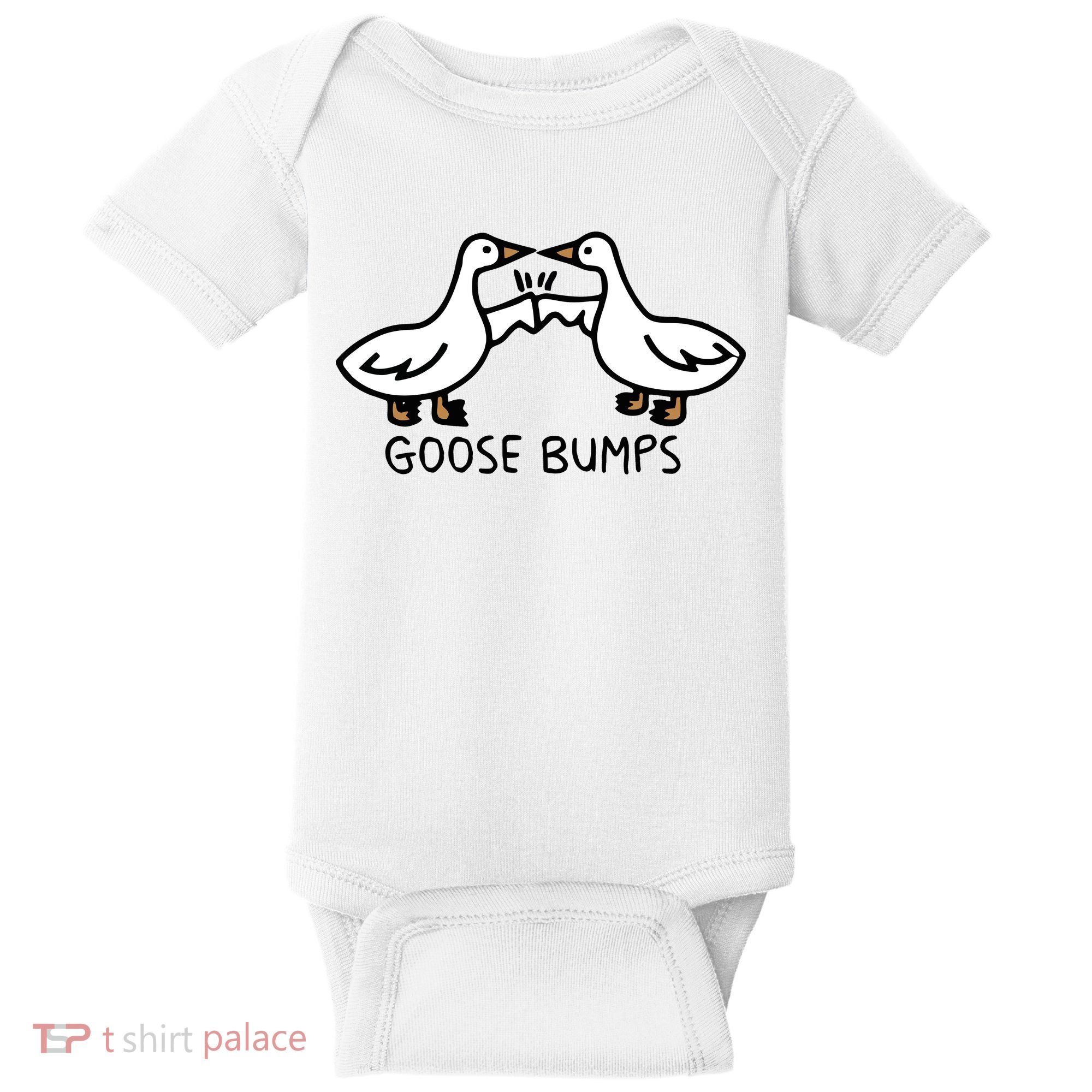 Goose Bump funny animal lover Baby Bodysuit