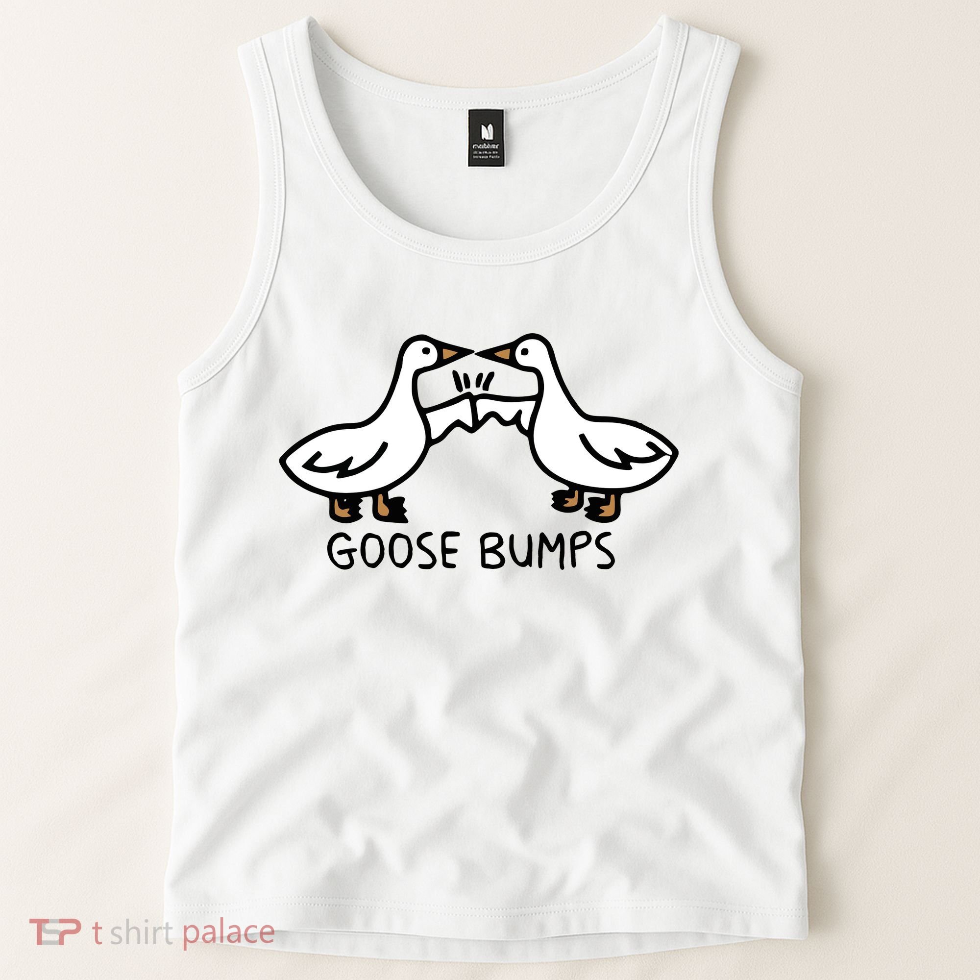 Goose Bump funny animal lover Tank Top