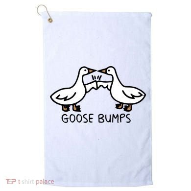 Goose Bump funny animal lover Golf Towel