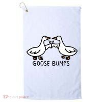 Goose Bump funny animal lover Golf Towel thumb 0