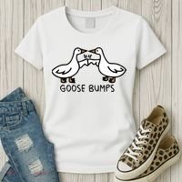 Goose Bump funny animal lover Women's T-Shirt thumb 3