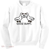 Goose Bump funny animal lover Kids Sweatshirt thumb 0
