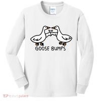 Goose Bump funny animal lover Kids Long Sleeve Shirt thumb 0