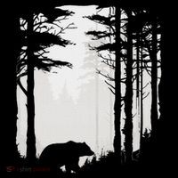 Graphic Bear Forest Wildlife Silhouette Mist Wilderness Women's Hoodie thumb 2