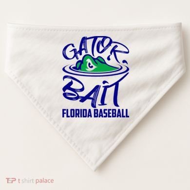 Gator Baseball Florida Baseball USA-Made Doggie Bandana