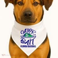 Gator Baseball Florida Baseball USA-Made Doggie Bandana thumb 1