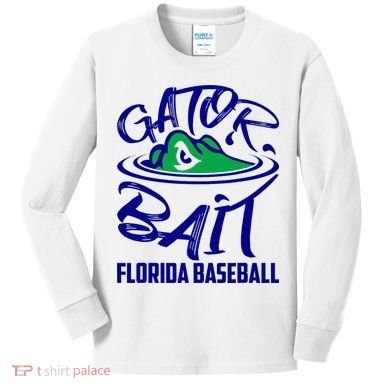 Gator Baseball Florida Baseball Kids Long Sleeve Shirt