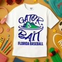 Gator Baseball Florida Baseball Kids T-Shirt thumb 3