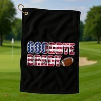 Goodbye Brady Golf Towel thumb 1