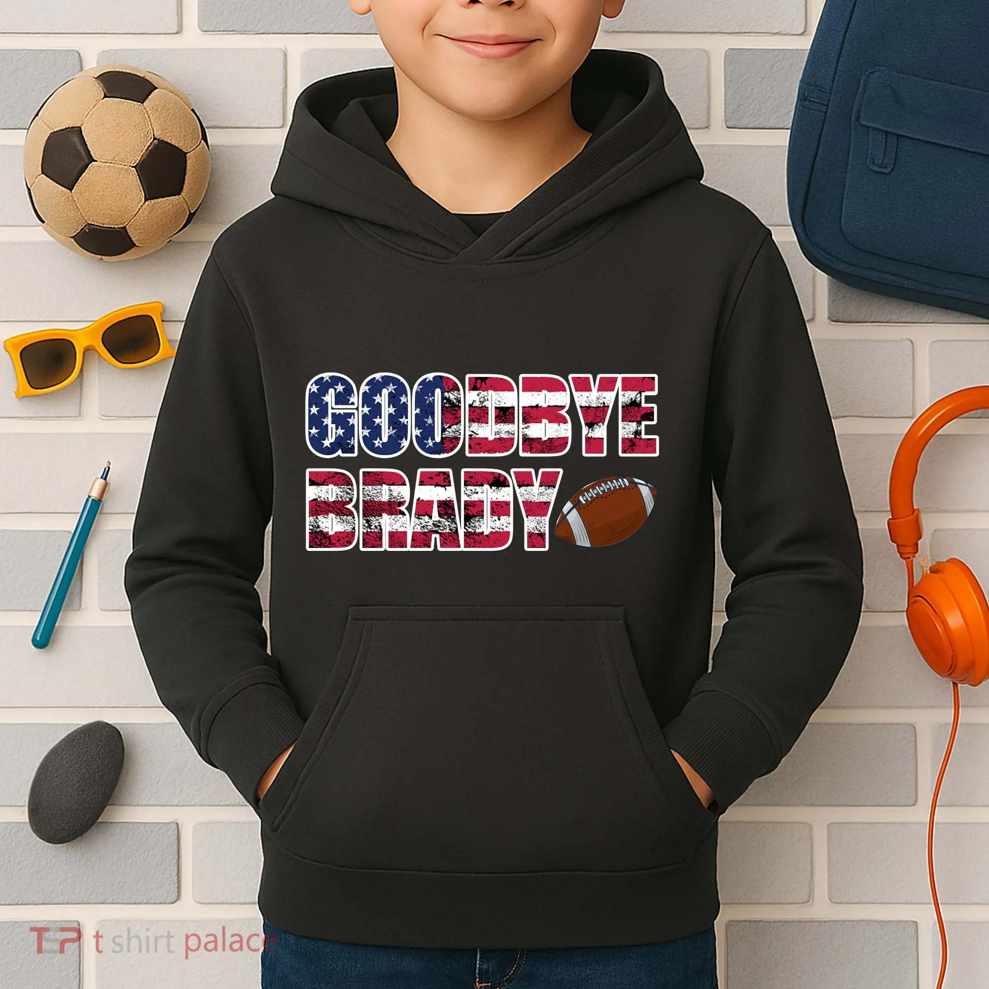 Goodbye Brady Kids Hoodie