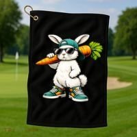 Gangster Bunny Golf Towel thumb 1