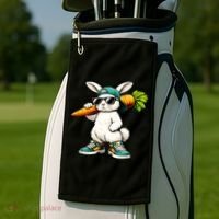 Gangster Bunny Golf Towel thumb 2