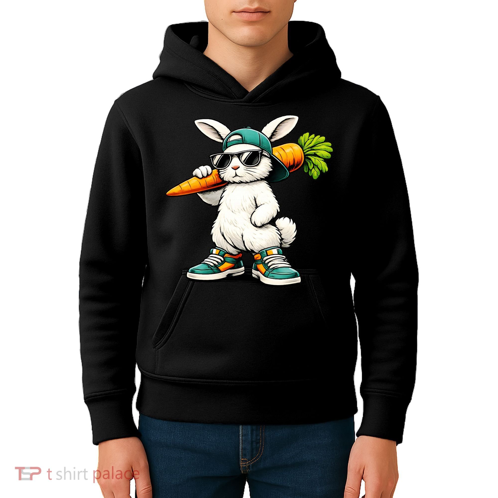 Gangster Bunny Kids Hoodie
