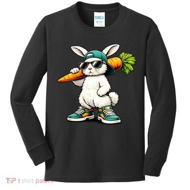 Gangster Bunny Kids Long Sleeve Shirt