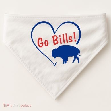 Go Bills USA-Made Doggie Bandana