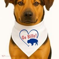 Go Bills USA-Made Doggie Bandana thumb 1