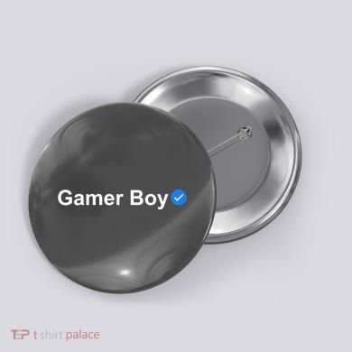 Gamer Boy Button