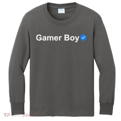 Gamer Boy Kids Long Sleeve Shirt