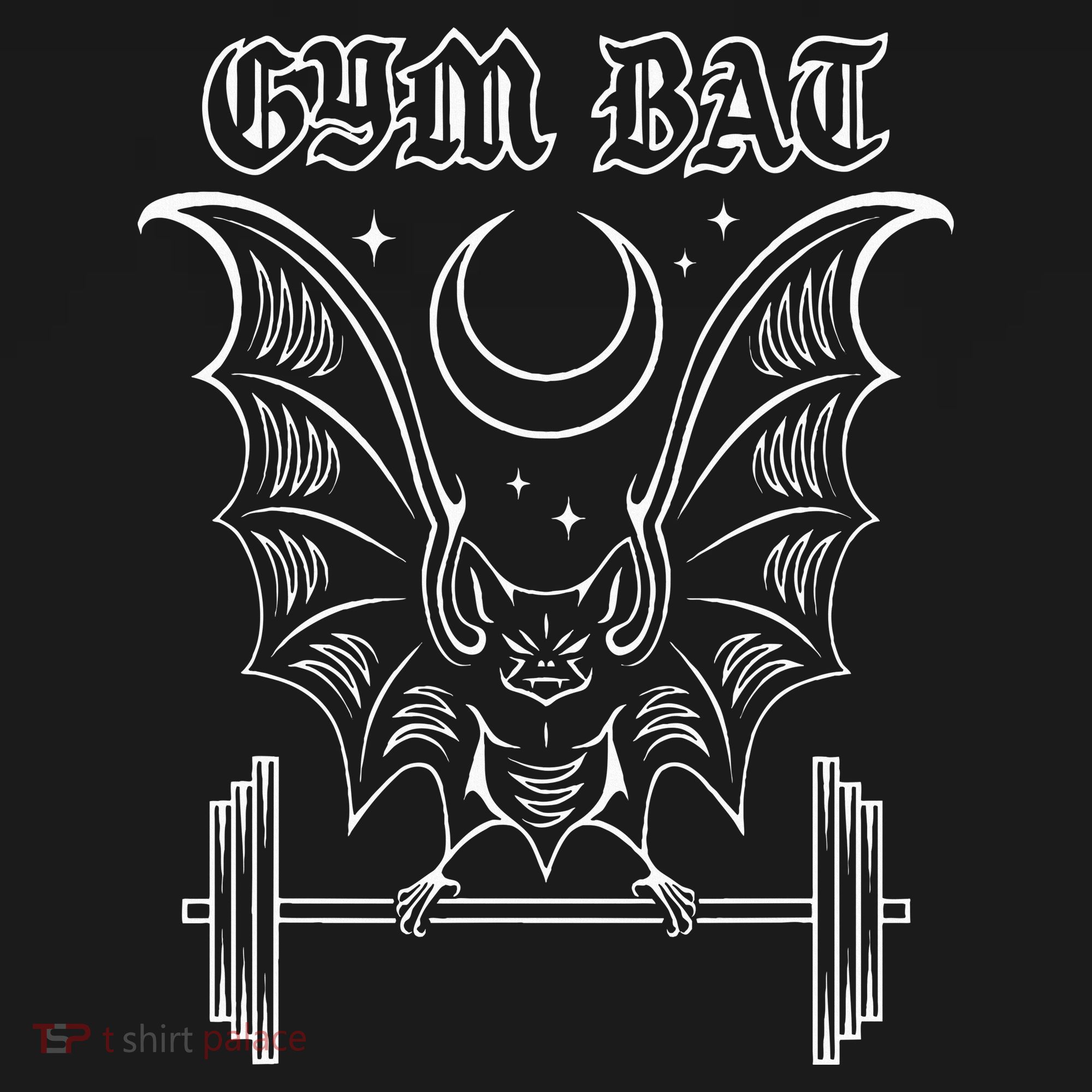 Gym Bat Gothlete Workout Vampire Bat And Moon Healthy Goth Women's Hoodie