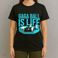 Gaga Ball Gift Cool Dodgeball Ball Is Life Soccer T-Shirt thumb 4
