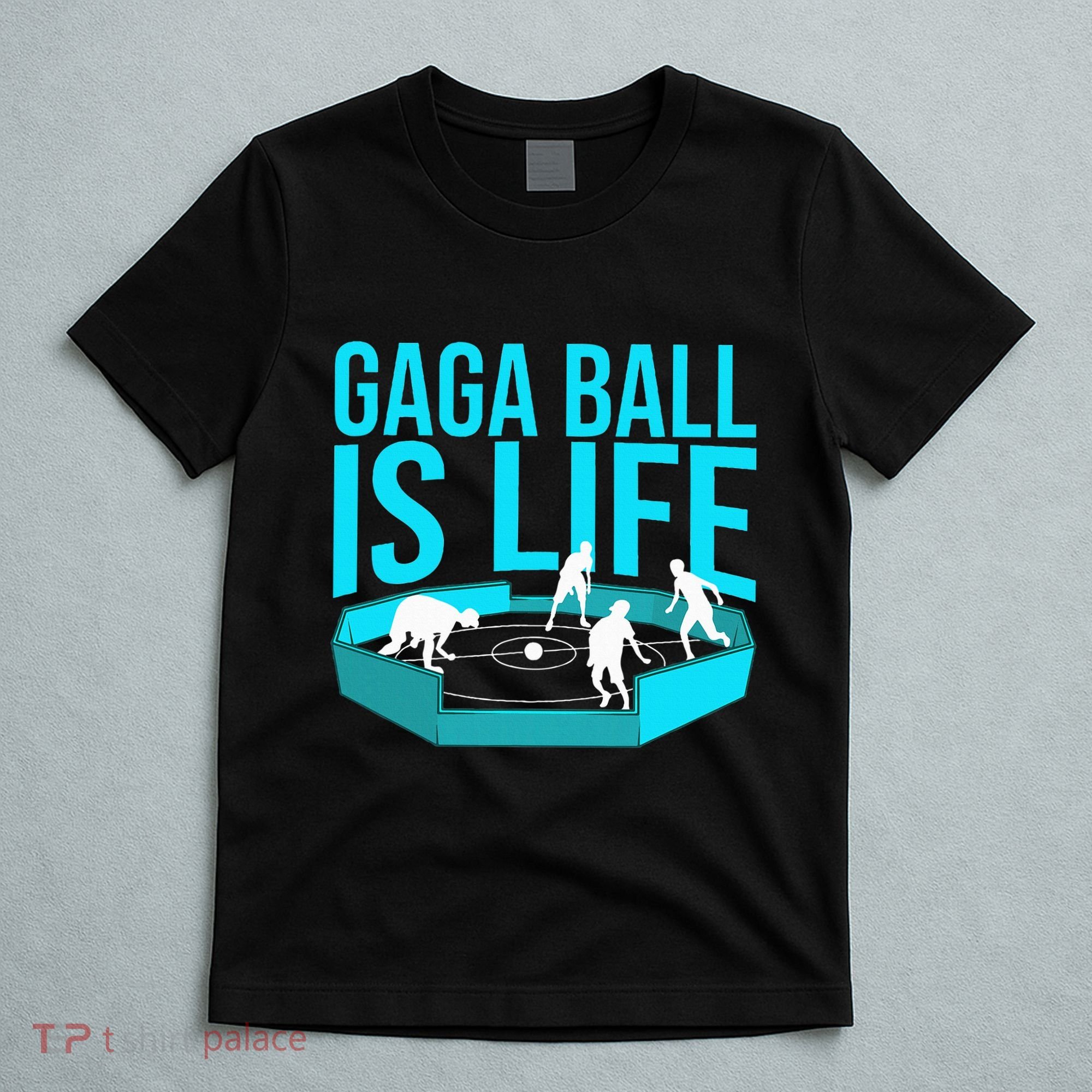 Gaga Ball Gift Cool Dodgeball Ball Is Life Soccer T-Shirt