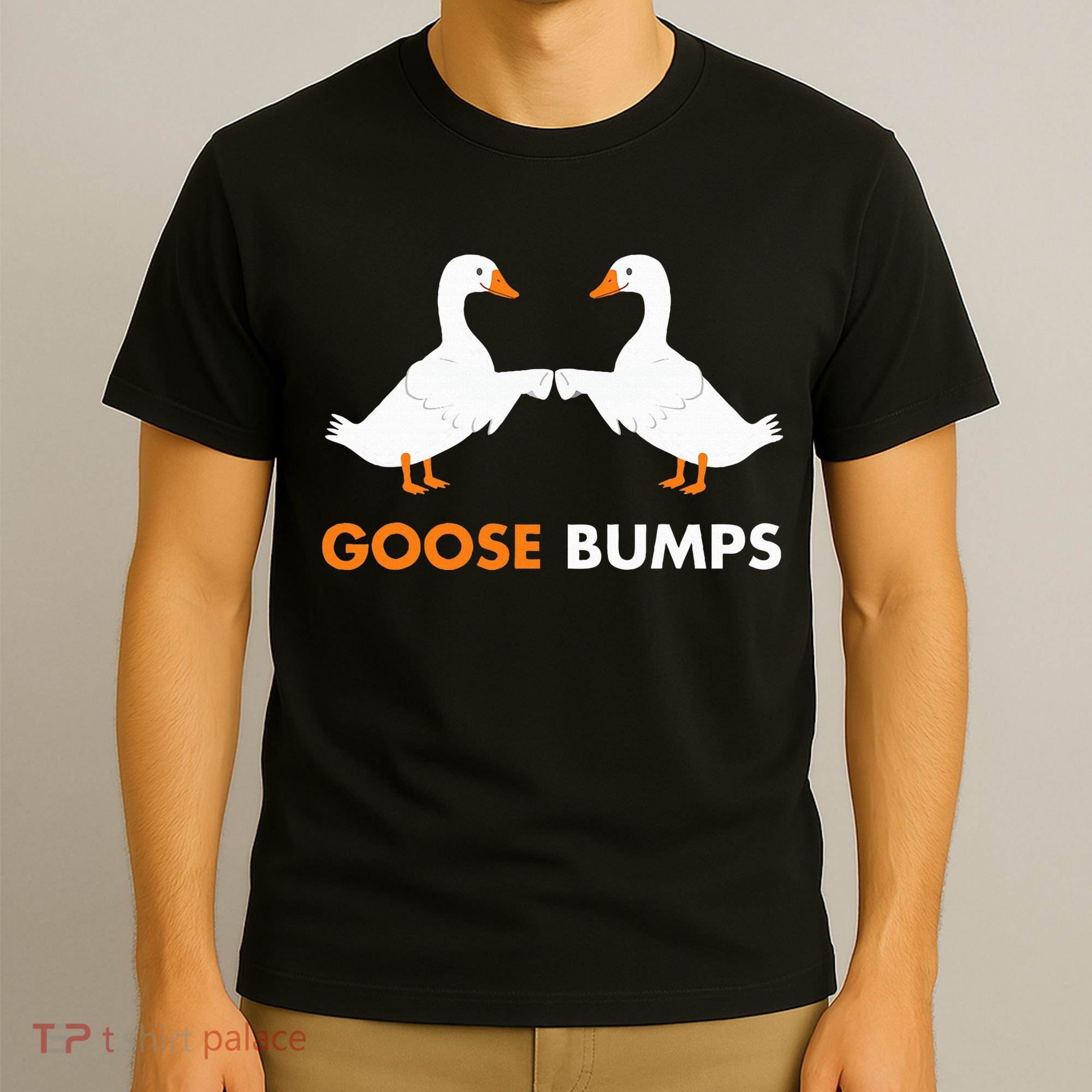 Goose Bumps Goosebumps Funny Geese Fist Bump Pun T-Shirt