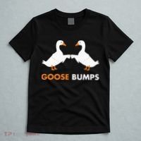 Goose Bumps Goosebumps Funny Geese Fist Bump Pun T-Shirt thumb 5