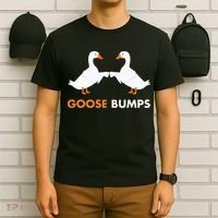 Goose Bumps Goosebumps Funny Geese Fist Bump Pun T-Shirt thumb 6