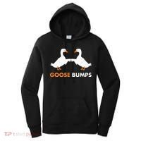 Goose Bumps Goosebumps Funny Geese Fist Bump Pun Women's Hoodie thumb 0