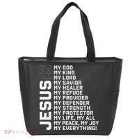 God Believer Gift Jesus Christian Lord Jesus Definition Tote Bag thumb 0