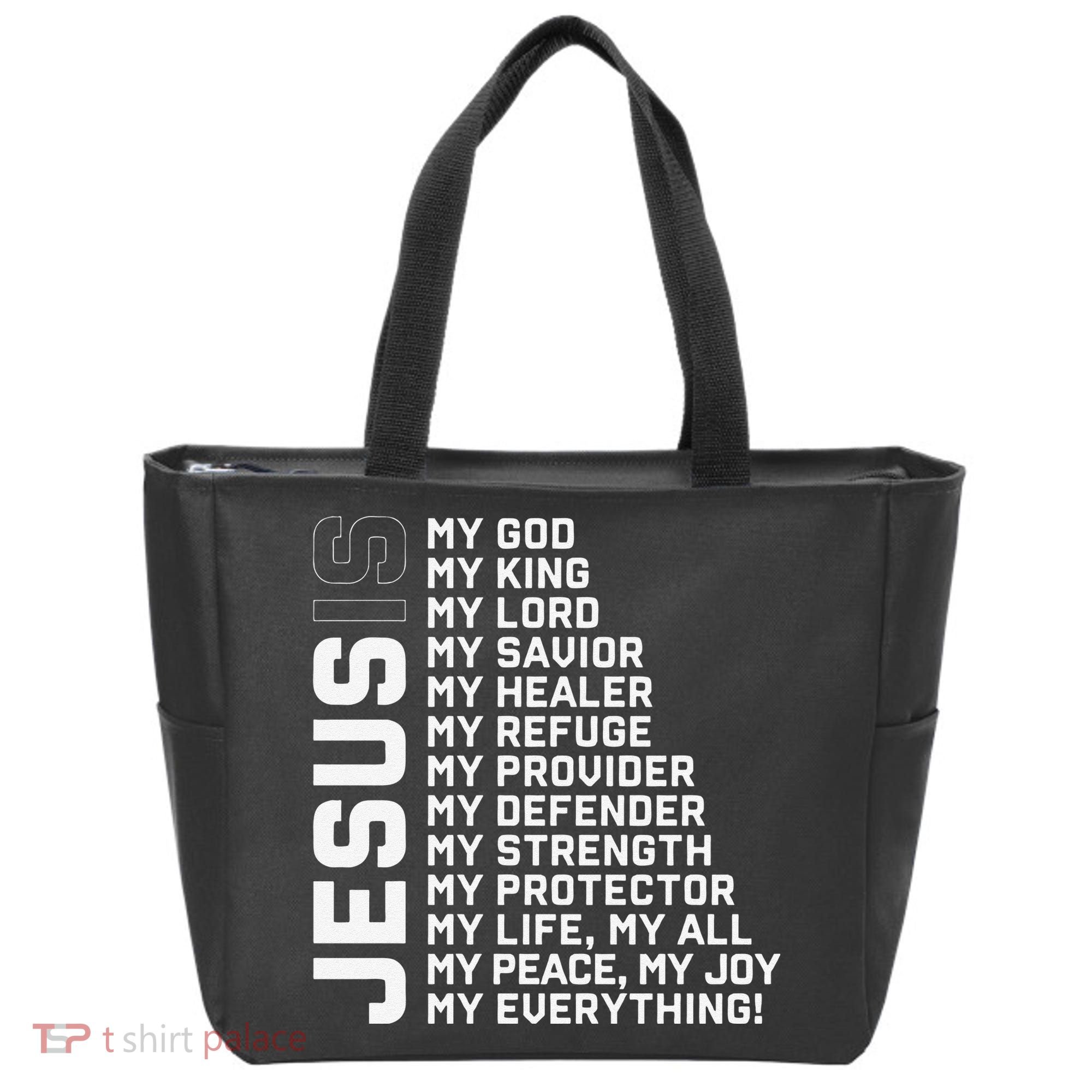 God Believer Gift Jesus Christian Lord Jesus Definition Tote Bag