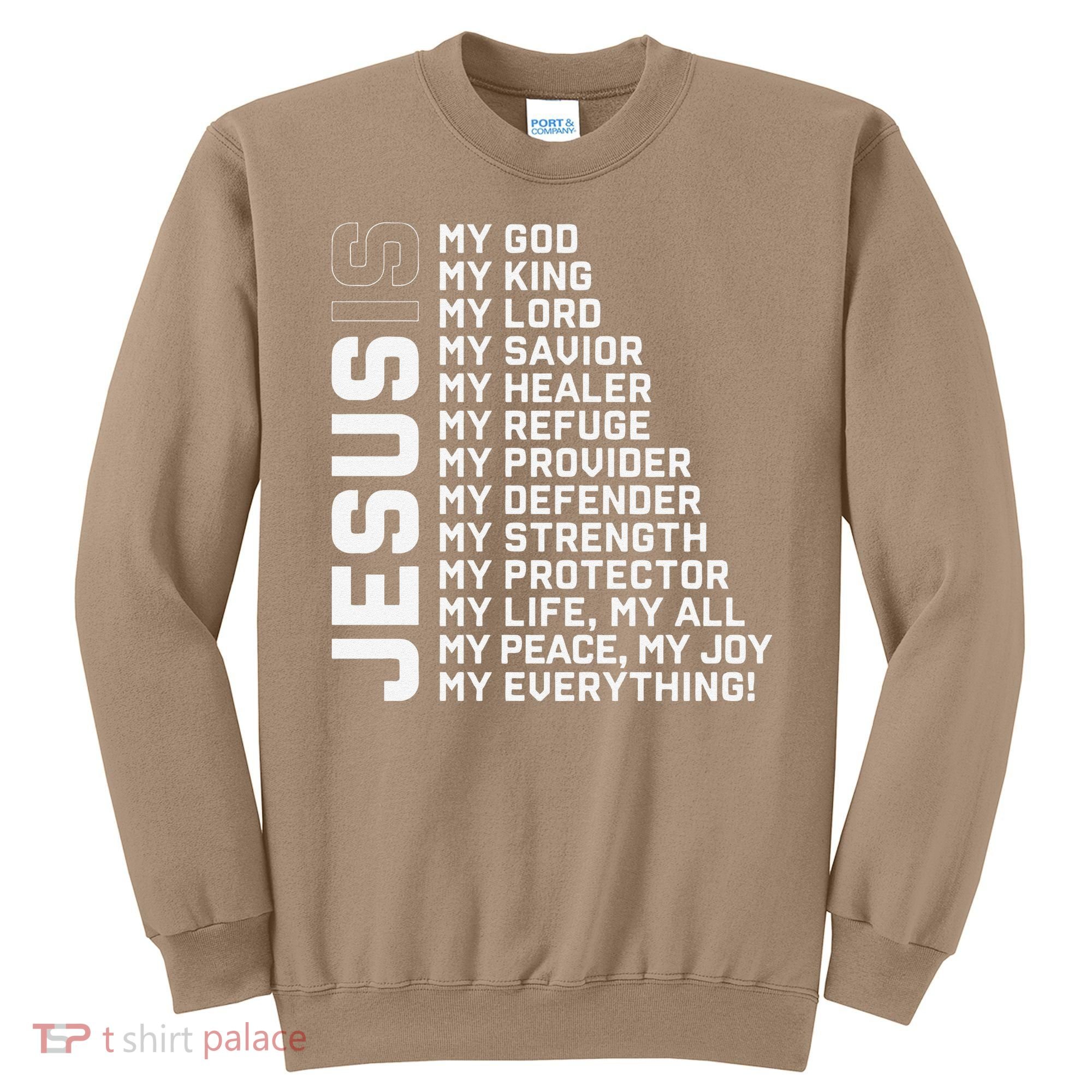 God Believer Gift Jesus Christian Lord Jesus Definition Sweatshirt