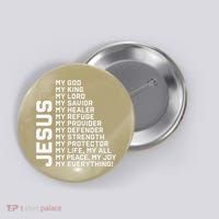 God Believer Gift Jesus Christian Lord Jesus Definition Button thumb 0