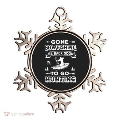 Gone Bowfishing Gift Bowfisher Hunting Tee Hunter Gift Ornament