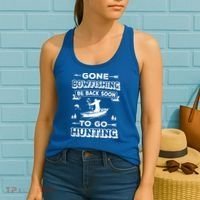 Gone Bowfishing Gift Bowfisher Hunting Tee Hunter Gift Women's Tank Top thumb 2