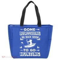 Gone Bowfishing Gift Bowfisher Hunting Tee Hunter Gift Tote Bag thumb 0