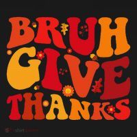 Groovy Bruh Give Thanks Cute Thanksgiving Thankful Visor thumb 3